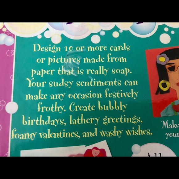 Soap Paper Card Maker/Creativity for kids NWOT - Picture 6 of 13
